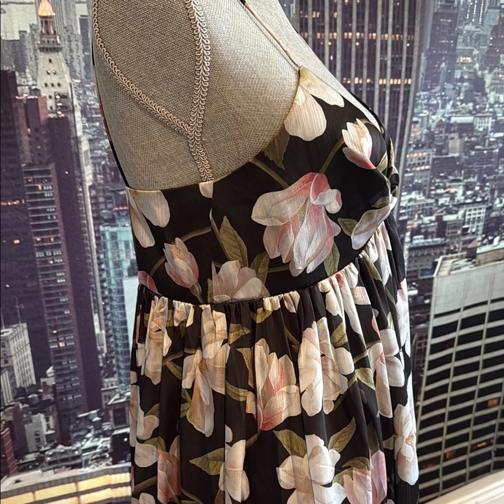 Sachin & Babi Floral Maxi Dress with Spaghetti Straps - Picture 4 of 9